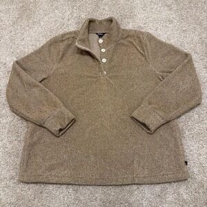 Eddie Bauer Fleece Pullover | Tan |‎ XL
